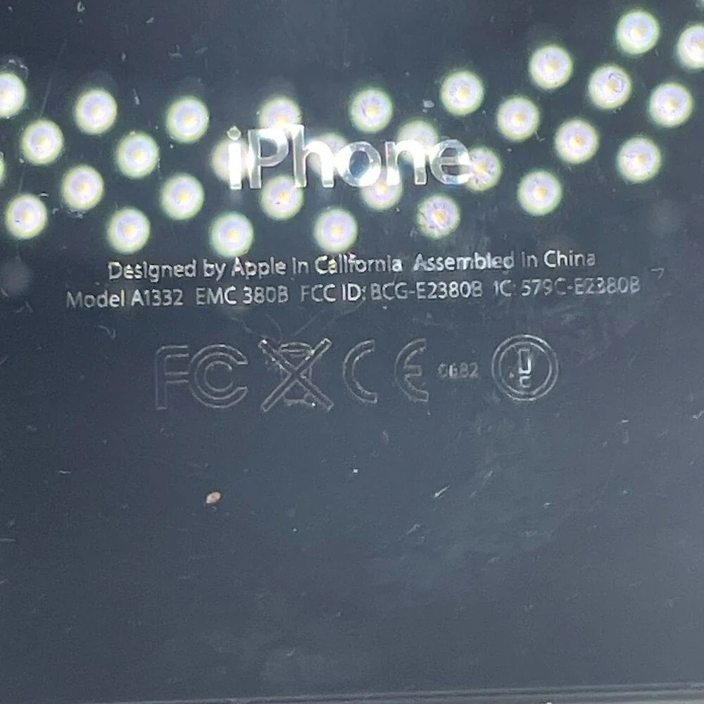 Apple IPhone 4 A1332 16GB Smartphone Black Glass Back Front Screen - FOR PARTS
